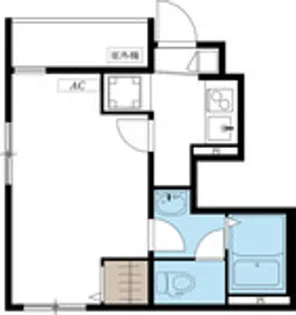 東京都杉並区下高井戸2【アパート】の間取り