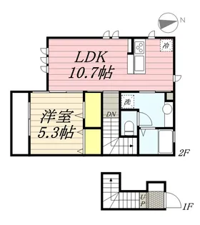 東京都練馬区貫井4【アパート】の間取り