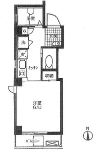 ホーク白金【3階】の間取り