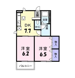 エトワールパルク ウエスト【1階】の間取り