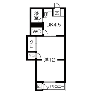 中源ビル【5階】の間取り