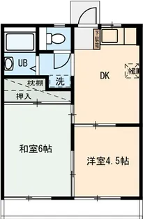 エミネント今井【1階】の間取り
