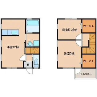 エリタージュ【1階】の間取り