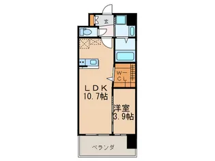 ギャラクシー空港東【6階】の間取り