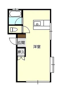 ソレイユ高美【1階】の間取り