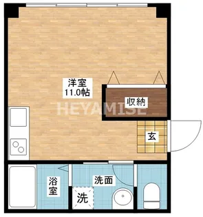 ライズ中園【2階】の間取り