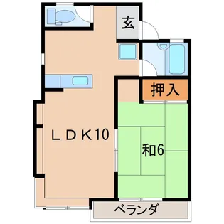 パッション辻A【2階】の間取り