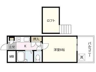 プログレス海田【2階】の間取り