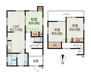 埼玉県入間郡毛呂山町前久保南4【一戸建】の間取り