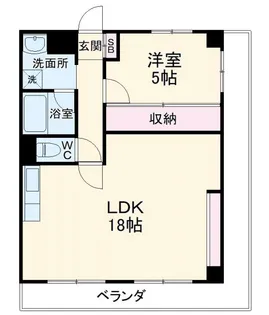 シャルマンコーポ高崎【6階】の間取り