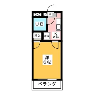 カナレハイツ【3階】の間取り