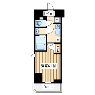 神奈川県横浜市鶴見区鶴見中央4【マンション】の間取り