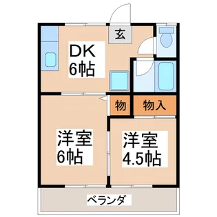 M’sコート【2階】の間取り