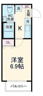 SHOKEN Residence西川口【1階】の間取り