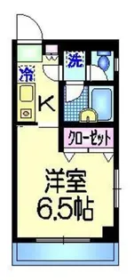 ジュネス小野田【2階】の間取り