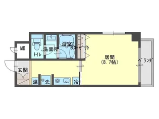 すぴりっと芦屋【3階】の間取り