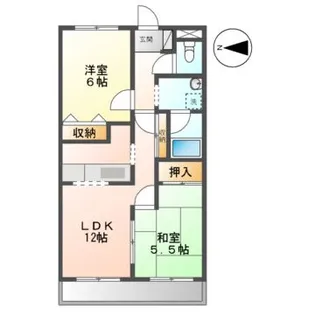 Residence Enfinity M1【2階】の間取り