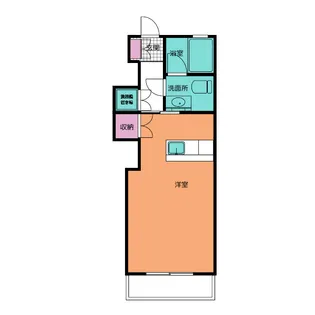 ウェーブHAMAJIRI【1階】の間取り