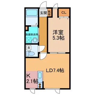 KS【2階】の間取り