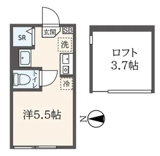 CORE STYLE板橋【2階】の間取り