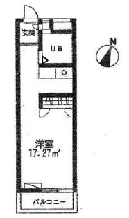 サンパーク古淵【2階】の間取り