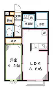 サン セレーネ【1階】の間取り