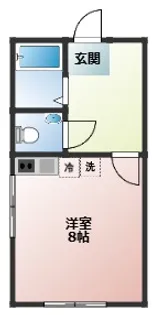 東京都荒川区西尾久3【マンション】の間取り