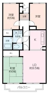 アゼリアコート湘南【1階】の間取り