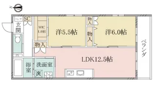 (シニア限定)ヘーベルヴィレッジ練馬平和台~オカバ練馬平和台ヘーベルV【2階】の間取り