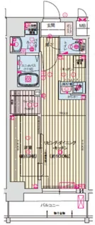 京都府京都市中京区壬生西土居ノ内町【マンション】の間取り
