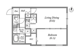 QUADOR中野【4階】の間取り