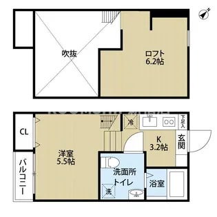神奈川県相模原市南区上鶴間本町8【アパート】の間取り