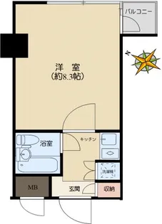 ストーク小石川【6階】の間取り