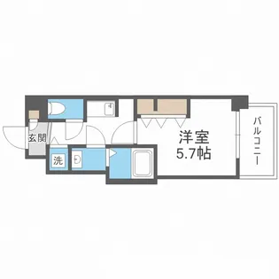 ギャラクシー南福岡駅前【4階】の間取り
