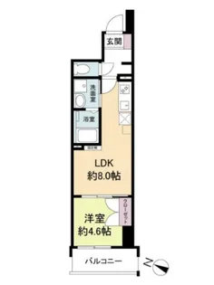 ブランシエスタ広島駅【13階】の間取り