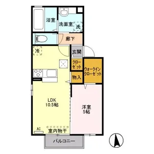 蔵漆倶 南館【1階】の間取り