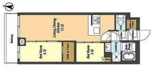 東京都練馬区中村3【マンション】の間取り