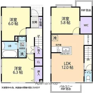 Hills Prime【2階】の間取り