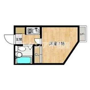 ビブレ佐々木【3階】の間取り