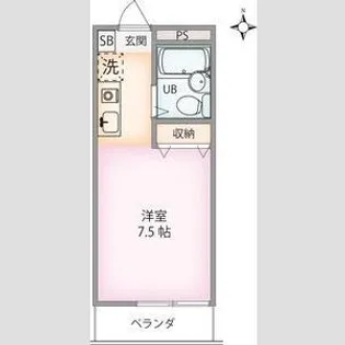 ホワイトキャッスル【1階】の間取り