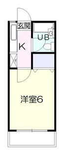 アムール飯塚【1階】の間取り