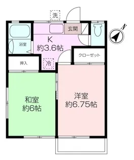 ハイツ小島【2階】の間取り