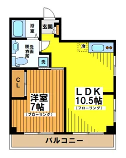 野口マンション【4階】の間取り