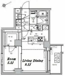 メイクスデザイン大森II【6階】の間取り
