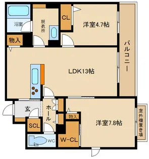 大阪府藤井寺市北岡1【マンション】の間取り