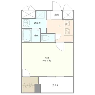 Reark新潟駅前【1階】の間取り