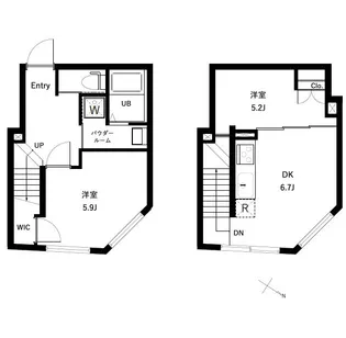 オーキッドレジデンス代々木の間取り
