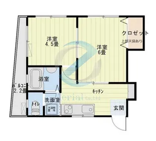 東京都江戸川区西一之江3【マンション】の間取り