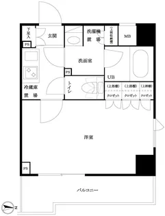 ルーブル池袋弐番館【3階】の間取り