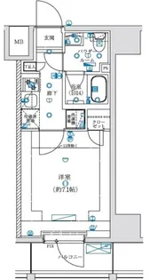 神奈川県横浜市中区福富町西通【マンション】の間取り